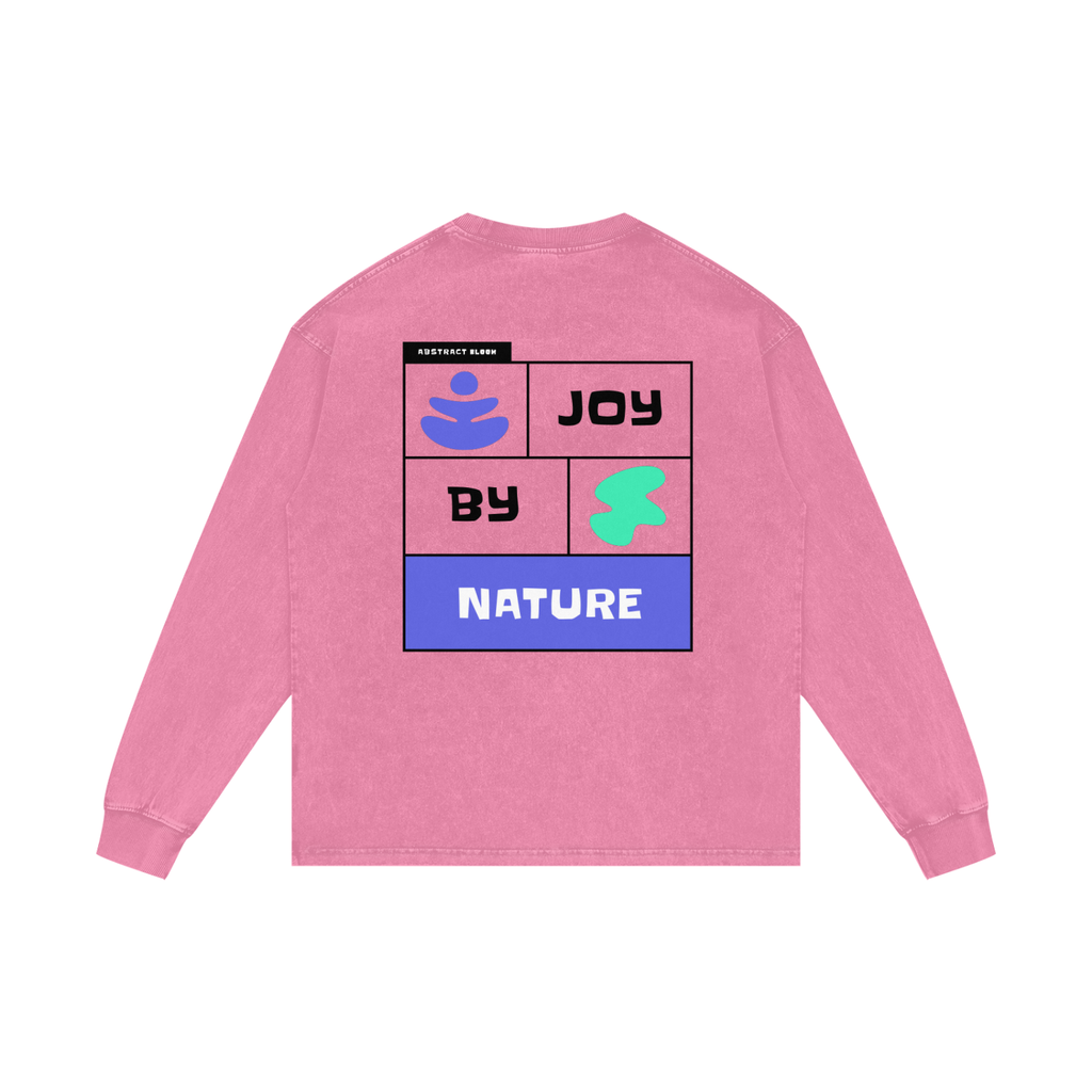 Acid Wash Oversize Long Sleeve T-Shirt