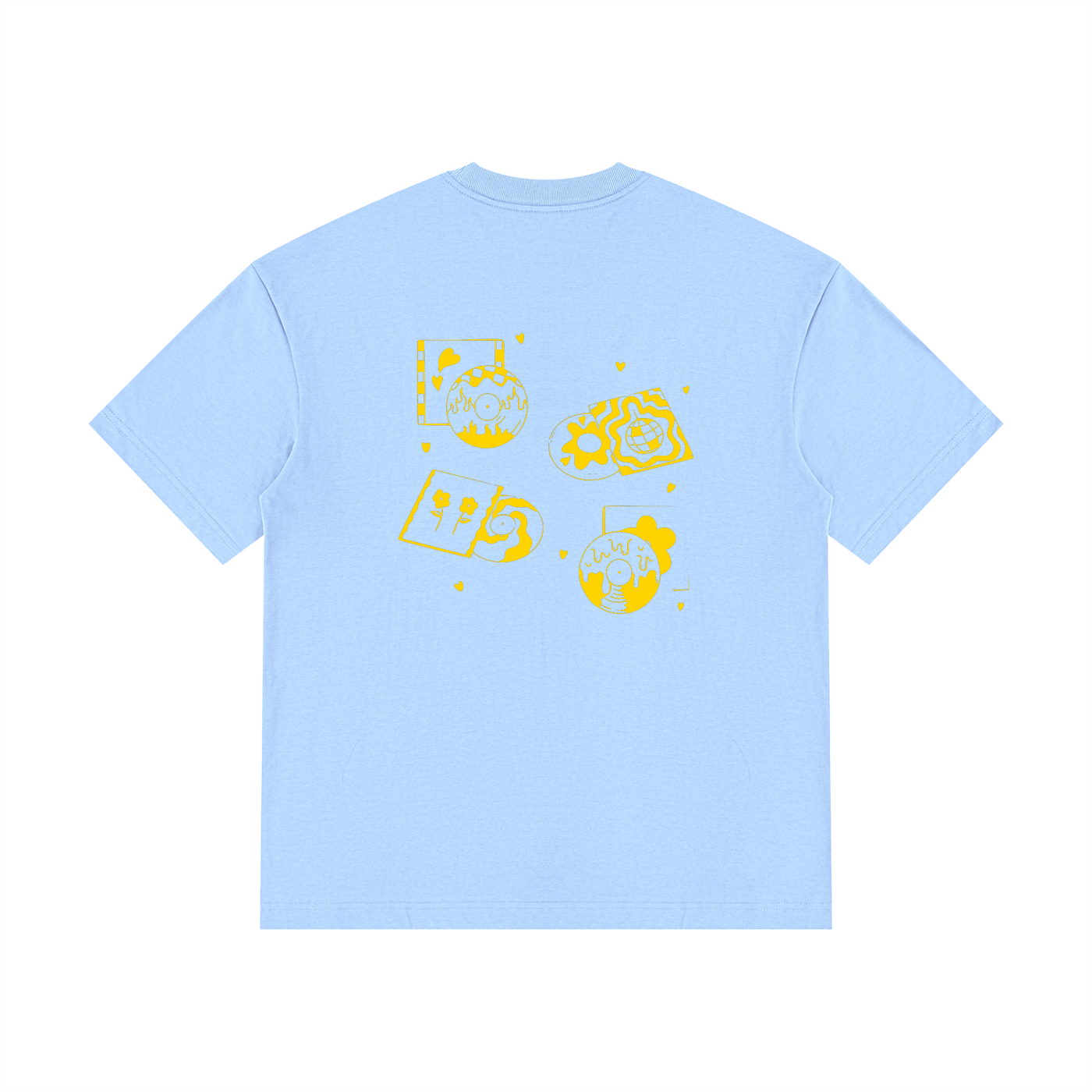 Unisex Drop Shoulder Cotton T-Shirt