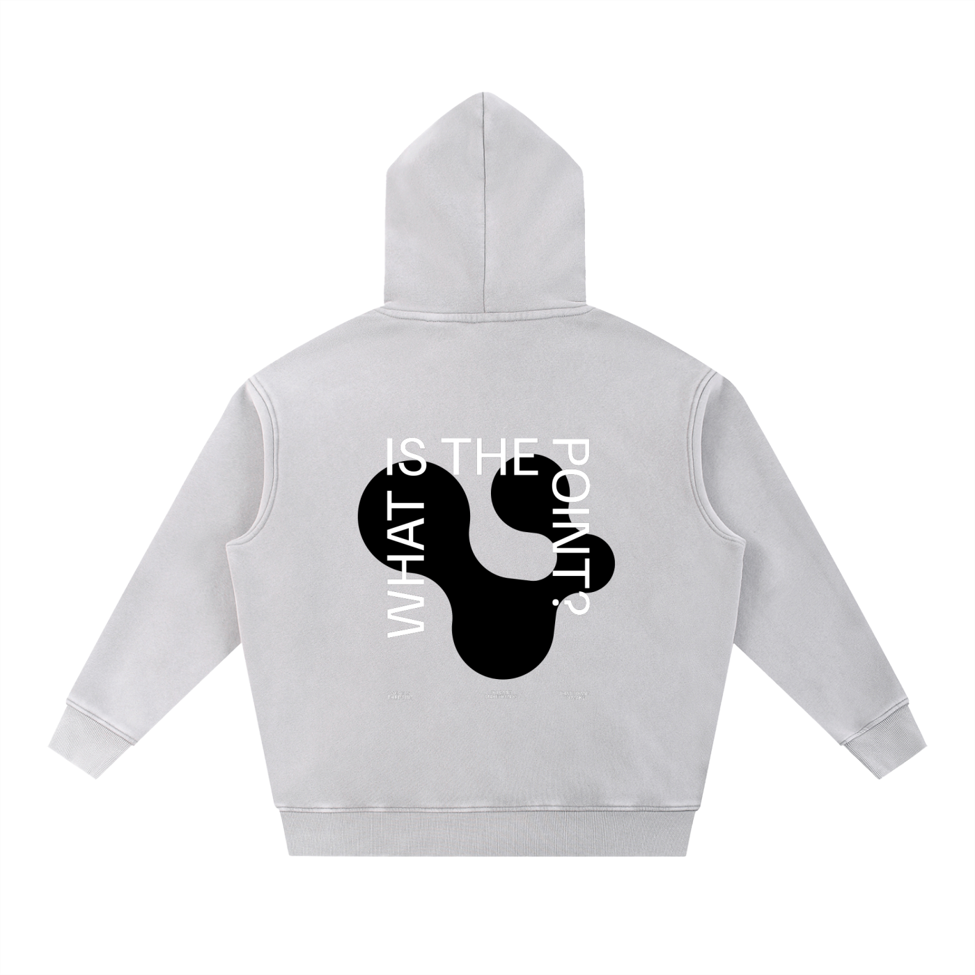 Snow Wash Fleece Oversize Hoodie